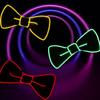 Glow In The Dark LED Bow Tie Luminous Flashing Necktie Wedding Christmas Birthday Party Decor Home Decoration Halloween Cosplay