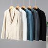 Men's Loose Casual Cotton-Linen Jacket - Versatile Spring & Autumn Top for Youth