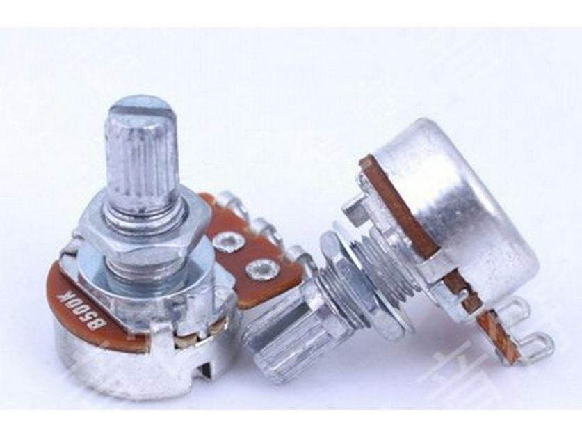 B500K Electric Guitar/Bass Potentiometer, Volume/Tone Knob, Long Shaft 18MM