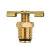 Brass Air Compressor Drain Valve 1/4 BSP Thread Drain Plug Valve  for Condensate Blowdown Drainage