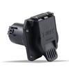 7 Pin Trailer Socket RV Trailer Connector Black Plastic Housing Long-lasting Use For US Vehicles For Most 7-pin RVs