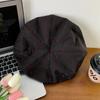 Korean Polka Dot Cloud Beret Female Spring Summer Big Head Circumference Retro Versatile Painter Hat Showing Face Small Bud Hat