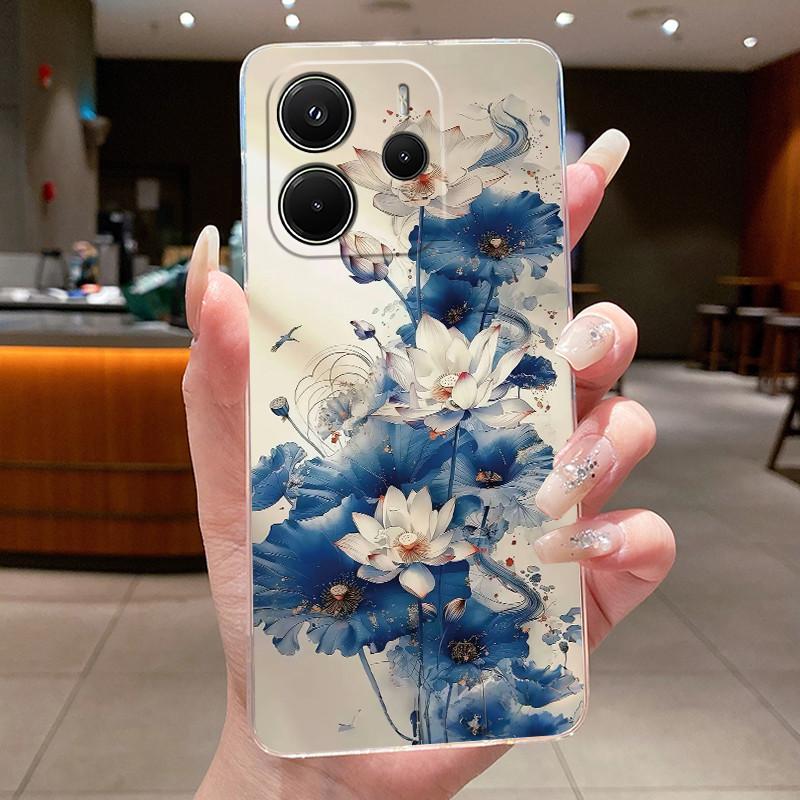 For Redmi Note 14 4G Luxury Cute Cool Boys Girls Pattern Soft Silicone Phone Case Back Cover Transparent TPU Shell 24117RN76G