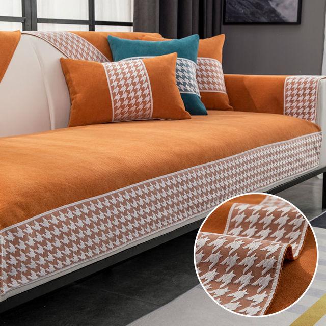 Cotton Linen Sofa Cover High High-grade Anti -Slip Sofa Cushion Sofa Towel Home Use Living Room Sofa Full Cover Four Seasons Available