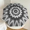 1pc Circular Pattern Automatic Umbrella Durable Iron Frame & Plastic Handle, Gift for Men & Women, Sturdy Construction Yy250905206