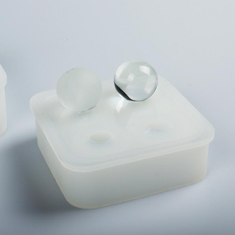 3D Small Round Ball Silicone Molds Epoxy Resin Mold DIY Craft Keychain Bracelet Mold Handmade Jewelry Making Tool