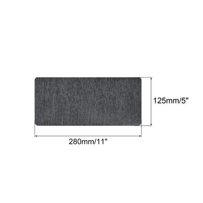 4 Pezzi Toppe in Denim Toppe Termoadesive per Riparazione Abbigliamento Toppe per Riparazione Tessuti Tessuto da Cucire Termoadesivo Nero