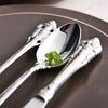 Silver Tableware Classic Silverware Stainless Steel Dinner Knife Fork Spoon Wedding Occasion Cutlery Xmas Western Dinnerware 1Pcs Vintage
