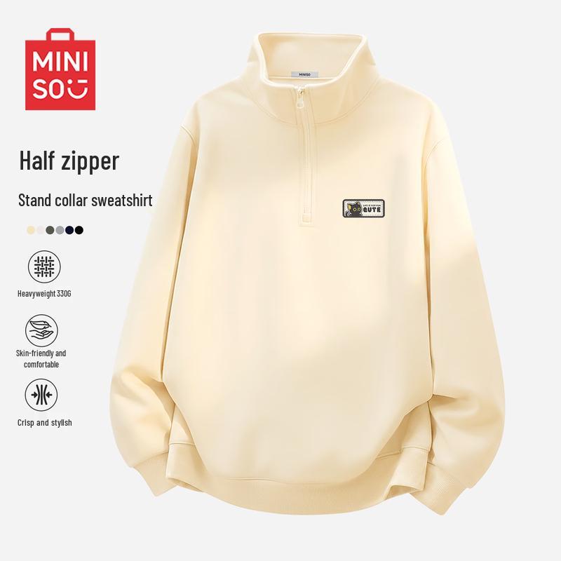 MINISO Men s Heavyweight Crewneck Sweatshirt 3XL