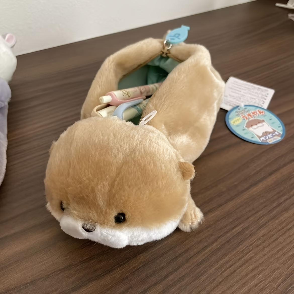 

2026 New Plush Pencil Box Cute Puppy High Capacity Pencil Bag Ins Style High Beauty Animal Storage Bag Cute Stationery