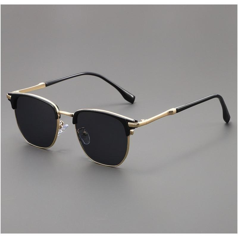 New Retro Metal Square Sunglasses Classic Driving Shades UV Protection Fashionable Street Style Accessories