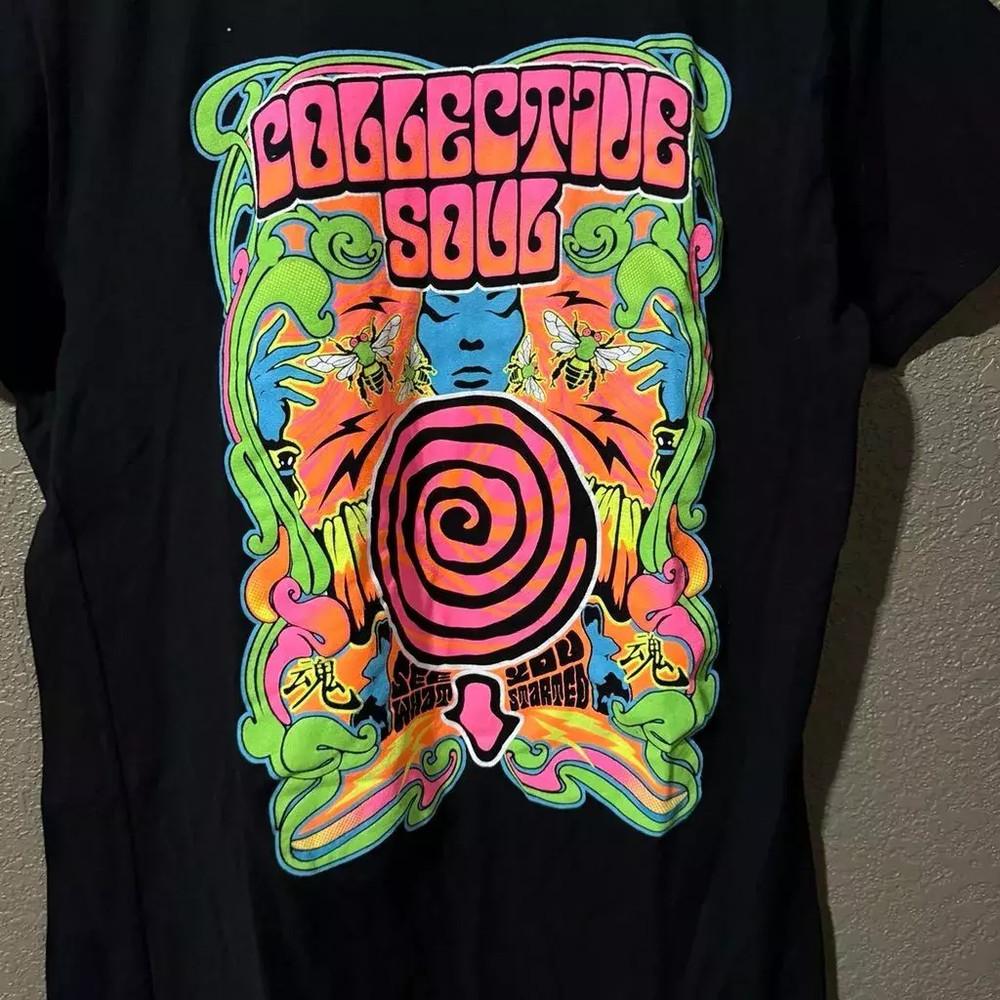 COLLECTIVE SOUL SEE WHAT YOU STARTED Tour T Shirt Full Size S-5XL Unisex T-Shirt L