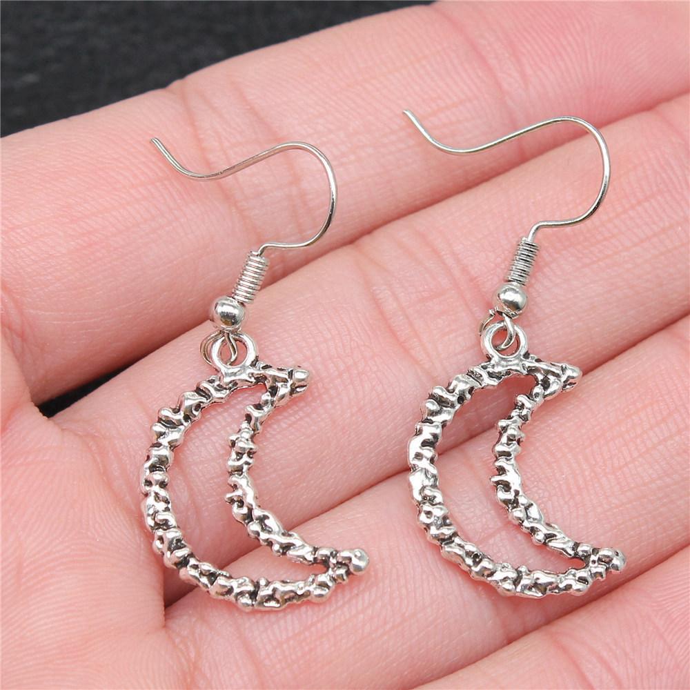 Ohrhänger Sonne Mond Vintage Schmuckzubehör Ohrringgröße 18x19mm QE030