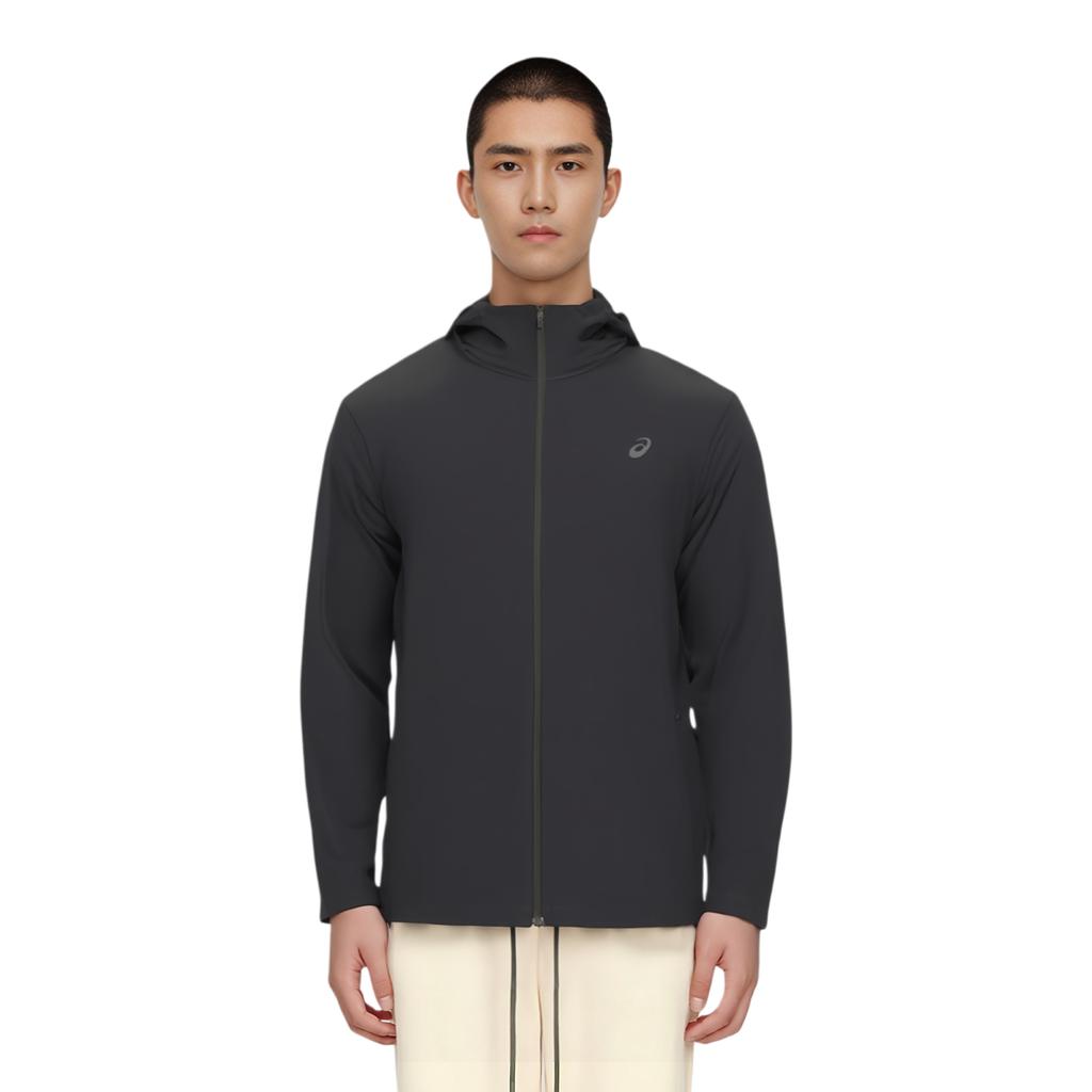 ASICS Jackets Men's Black Hooded Moderate Other 2011D529-001