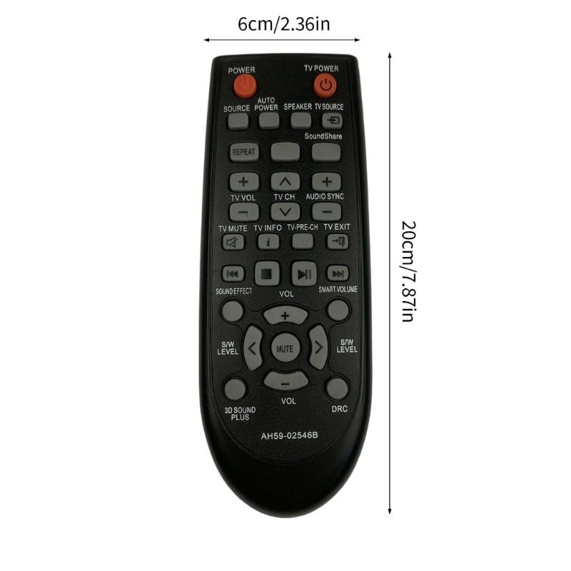 AH59 02546B Ergonomic Design Remote Control with Voice Activation Support & Universal Compatibility for Entertainment