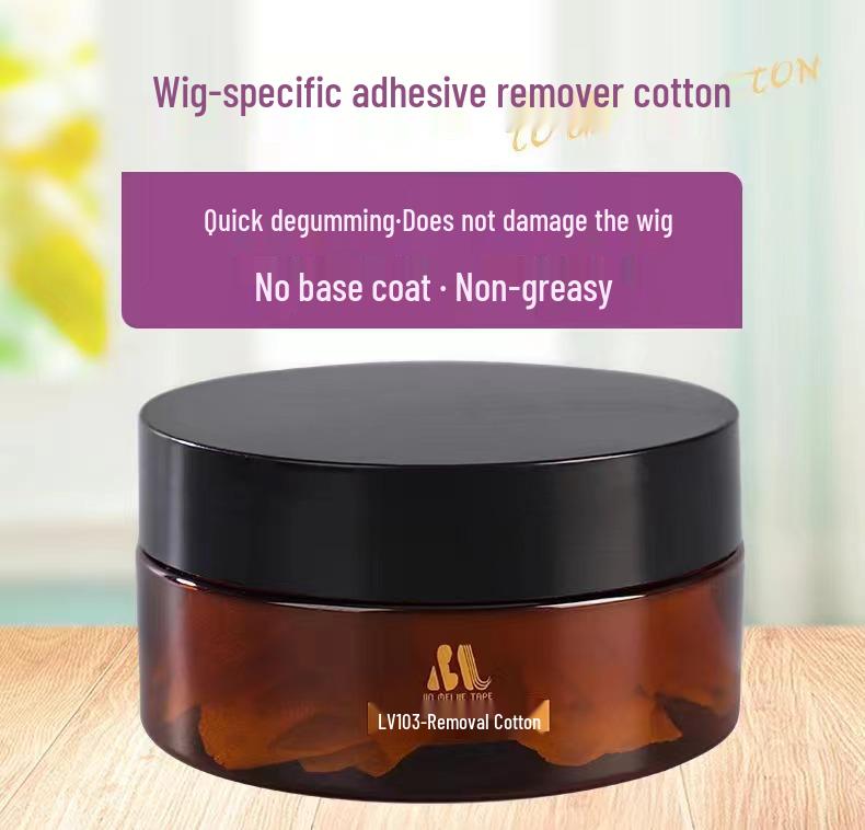 

Solv Любое средство для удаления клея для корейских париков Хлопковые подушечки для париков и плетений