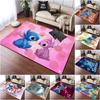Disney Stitch Anti-slip Stripe Doormat Floor Rug Kitchen Carpet Floor Mat Way Feet Mat Bath Rug Kitchen Rug Balcony Bathroom