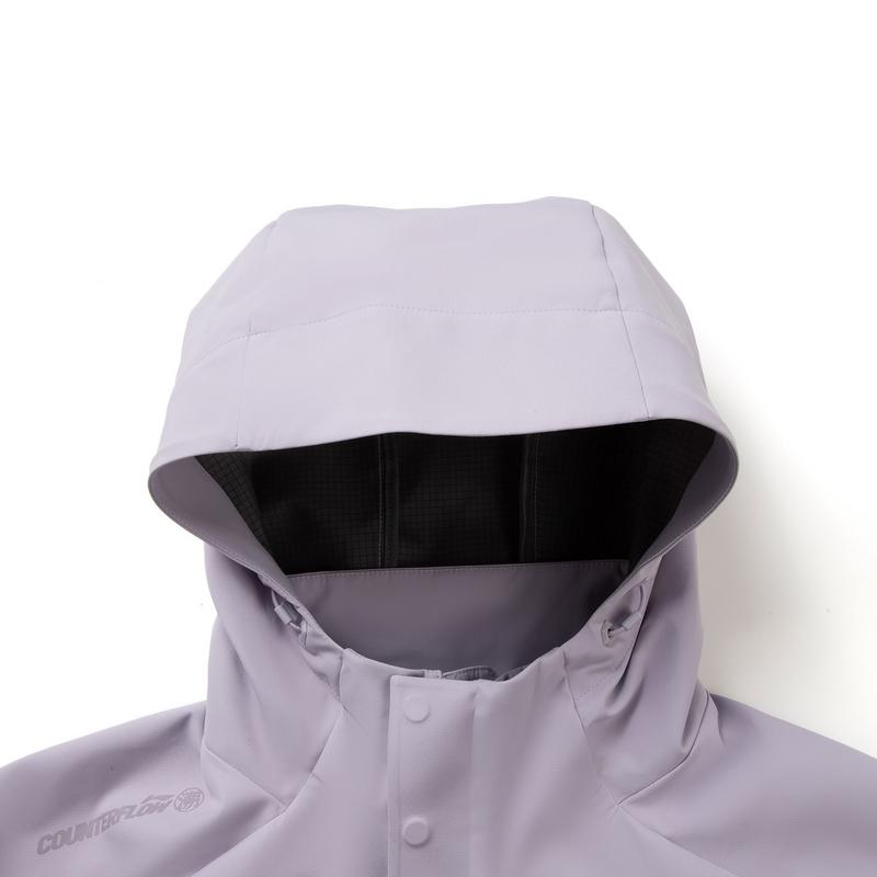 Li Ning Outdoor CF Shell Three-In-One Fleece Waterproof Windproof Breathable Durable Warm Jacket Unisex Jacket Purple AWBV077-7