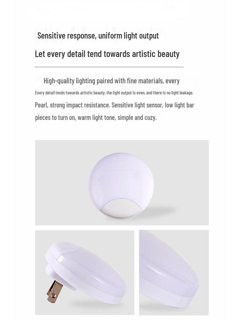 Smart Sensor Night Light: Energy-Efficient LED Bedside Lamp