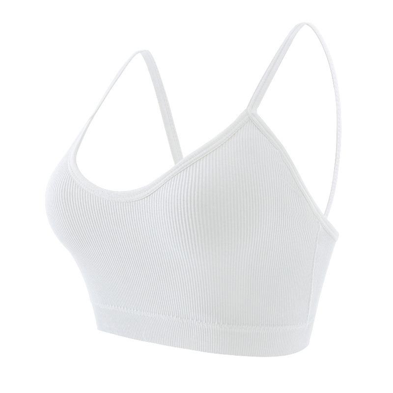 Plus Size Outerwear Integrated Camisole Sports Bra For Women Yoga Fitness