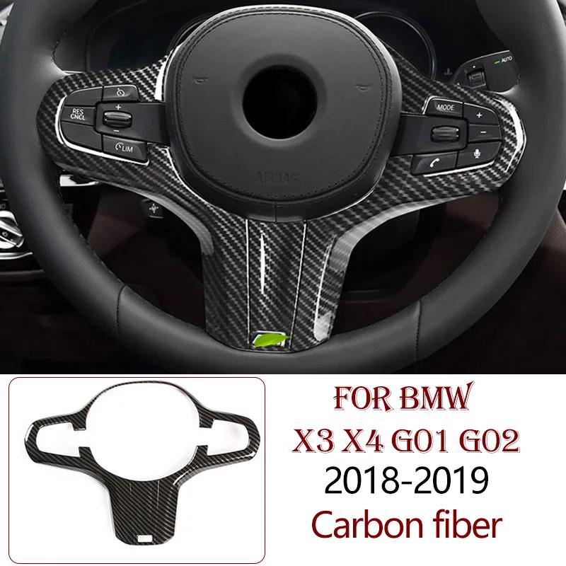 ABS Carbon Fiber For BMW X3 X4 G01 G02 2018-2025 Interior Kit Dashboard Console Gear Shift Panel Decoration Cover Trim Sticker