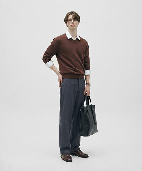 [PASCOROZEN] Bordeaux 5-Hole Straight Tip Formal Shoes Brown [JC1500-BR] [Shipped from Korea] 100% Authentic