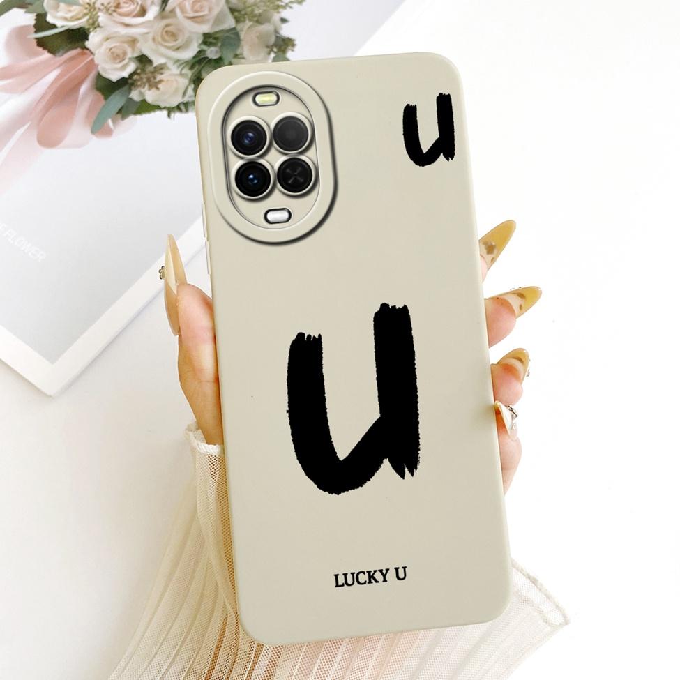 For Huawei Nova 15 Case Luxury A-Z Letters Fashion Cool Crown Silicone Phone Case For Huawei Nova15 PSN-AL00