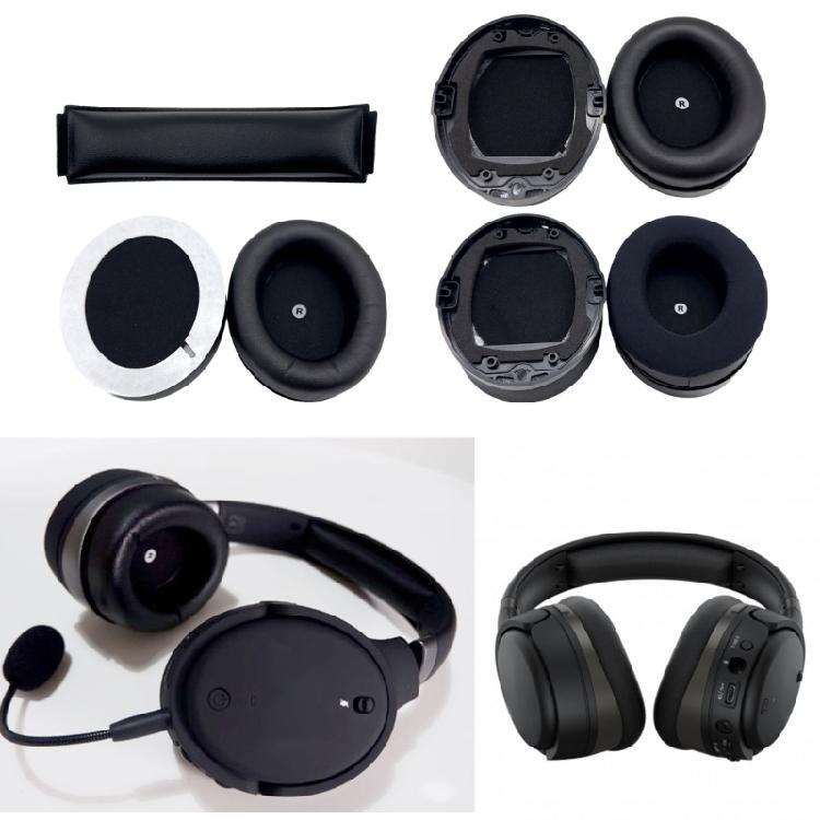 Replacement Headband Cushion Earpads Protein Leather Ear Pad For X Cloud Orbit S Headphone Repair Part