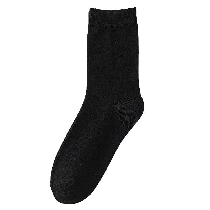 Wollsocken für Herren, Herbst und Winter, Leichte und Warme Seiden-Mittelschaftsocken, Antibakterielle, Geruchshemmende und Warme Wollsocken