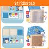 2-in-1 Mathematical Genius Desktop Game Hundred Number Board Wooden Toy