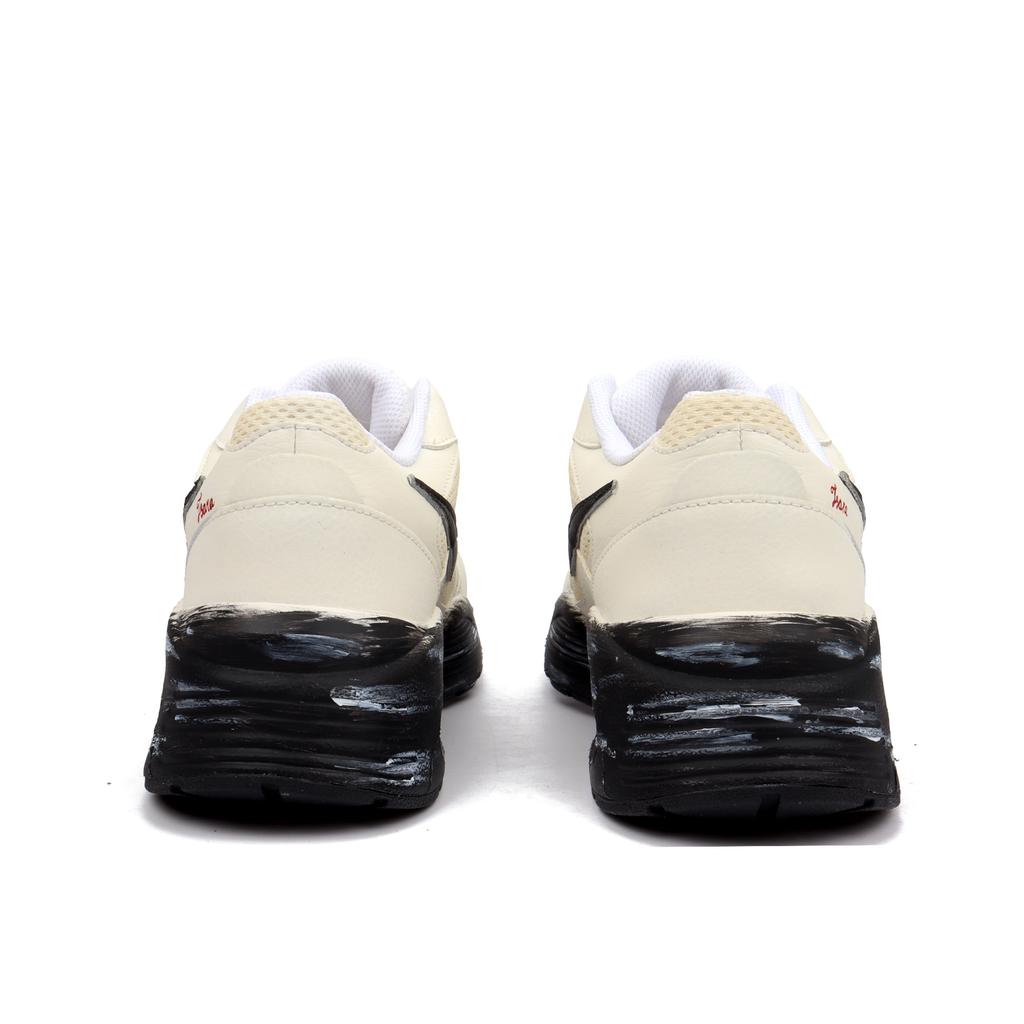 Nike Air Max Fusion Cushioning Abrasion Resistant Casual Low Top Running Shoes Men's Ecru CJ1670-102(Team900--SBOX)