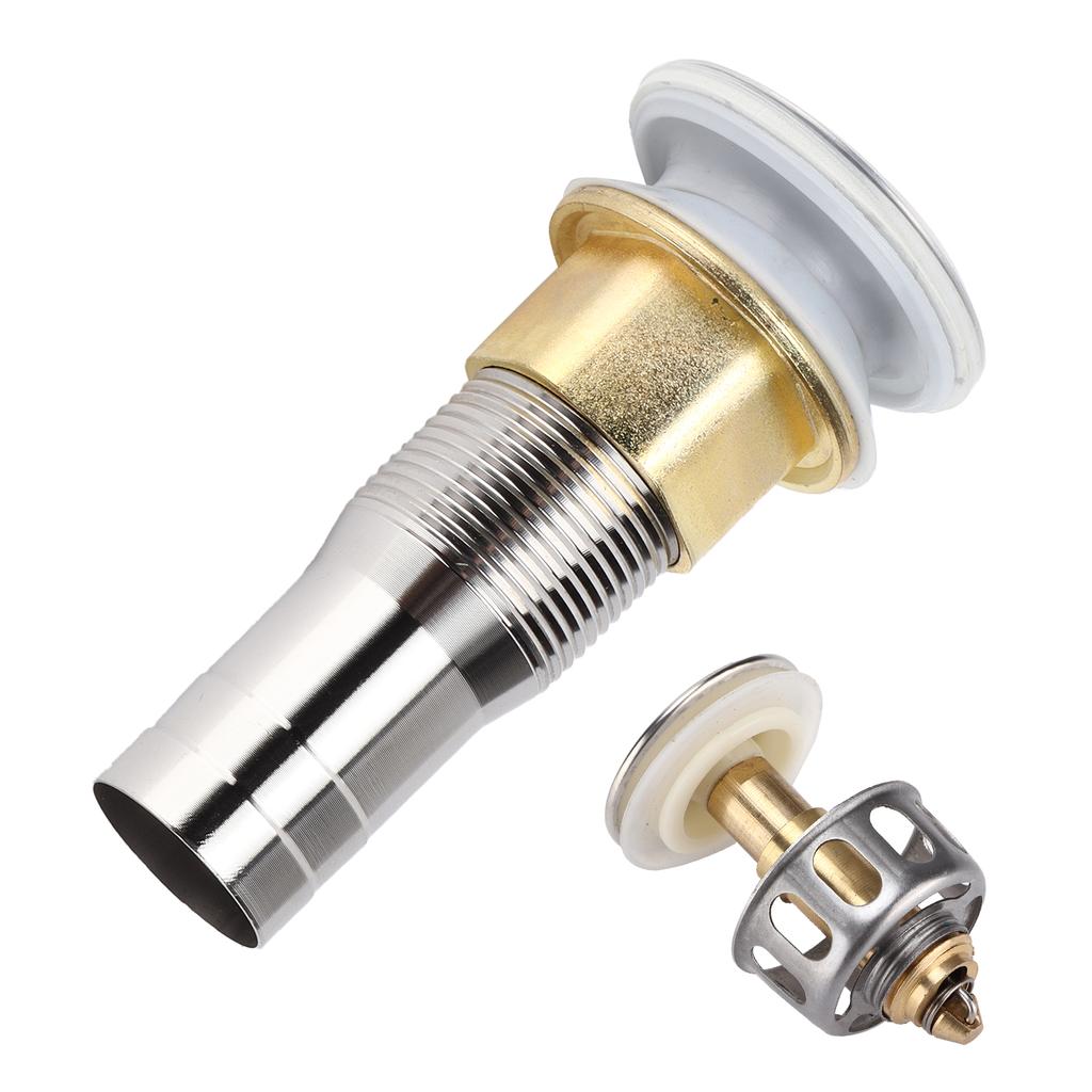 Floor Drain Bouncing with Strainer AntiClogging Plug 304 Stainless Steel for RV Camper Yacht Boat