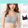 Seamless Plus Size Padded Sports Bra With Breathable Elastic And U Back Design