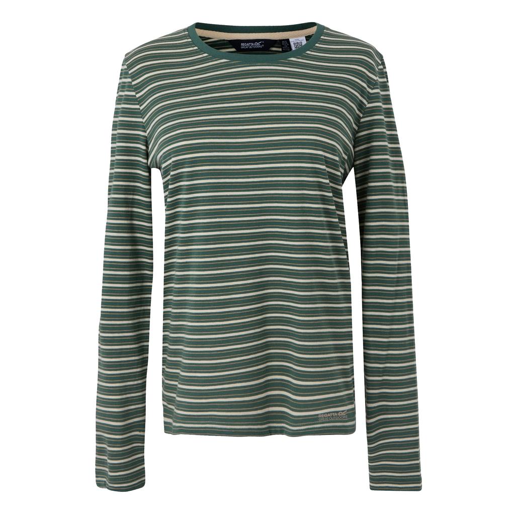 Regatta Womens/Ladies Federica Stripe Long-Sleeved T-Shirt