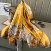 Luxury Windproof Sun Protection Peony Print Shawl Skin-Friendly Scarf for Women Beach Wrap Spring Big Floral DesignShawl