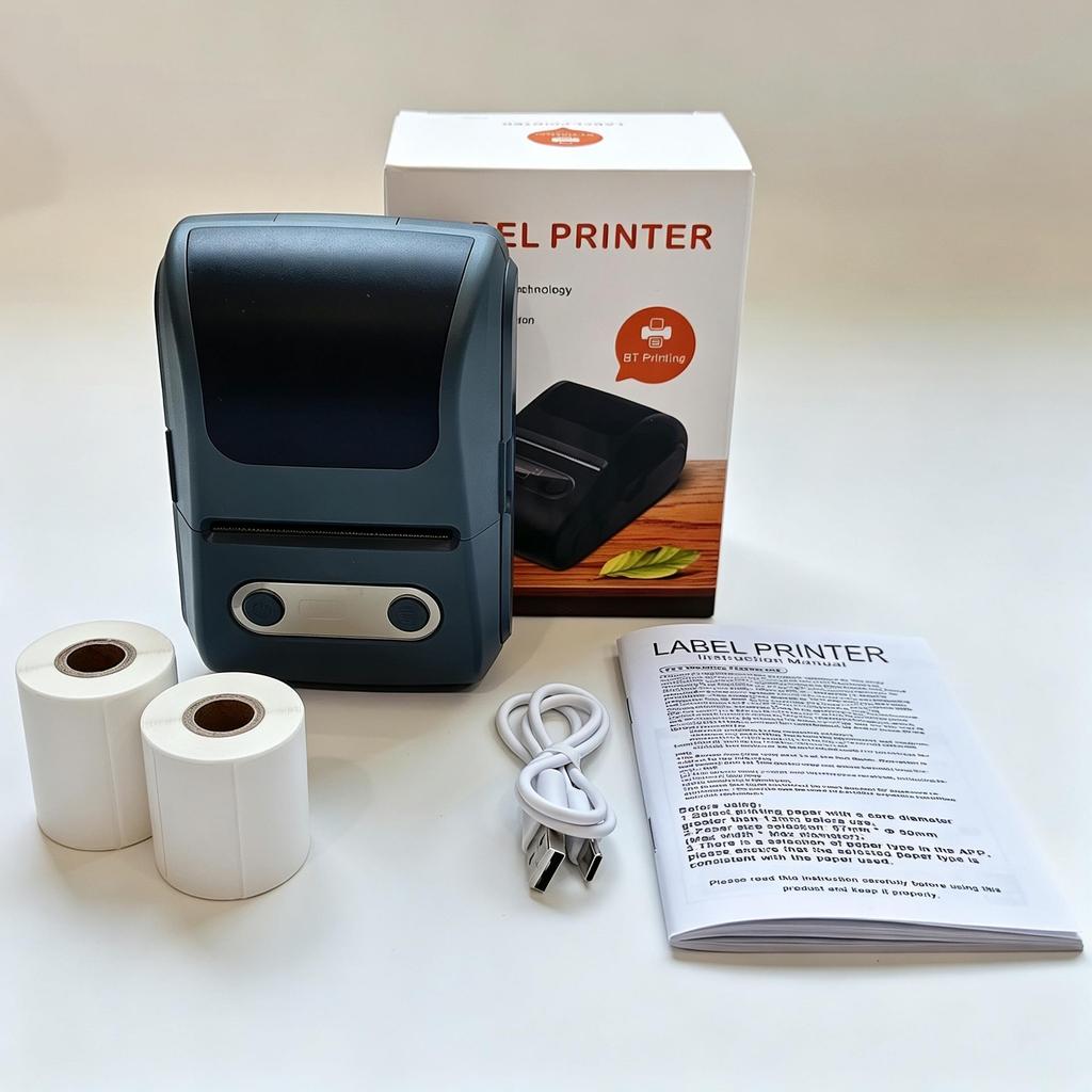 Portable Bluetooth Mini Thermal Label & Barcode Printer