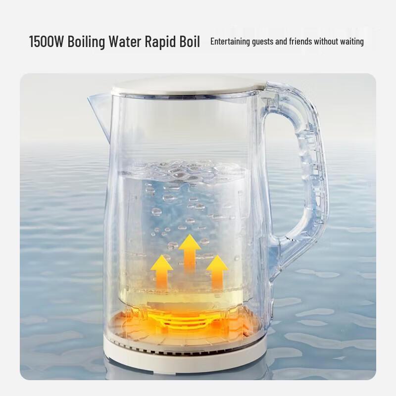 Supor 1,5 literes, kétrétegű, forrázás elleni, rozsdamentes acél elektromos vízforraló