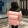 Down jacket women's winter small thickened cotton jacket 2024 new jacket hooded design bread jacket