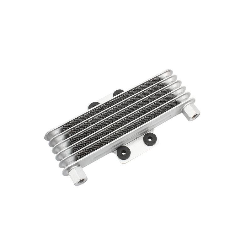 Universal Motorcycle Oil Cooler 5-Layer Radiator M10 M12 For Honda Kawasaki KTM Dirt Pit Bike Engine Cooling System Accessories