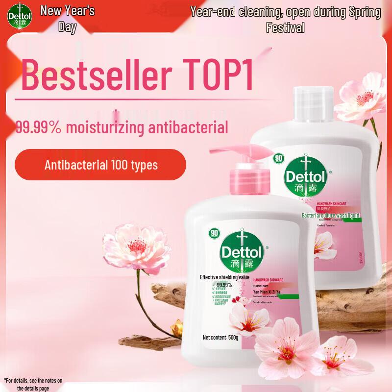

Dettol Увлажняющее антибактериальное мыло для рук, двойная упаковка