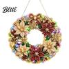 Indoor Christmas Wall Wreath 3D Pearl Hanging Acrylic Faux Art DIY Kit Lighted Beaded Craft