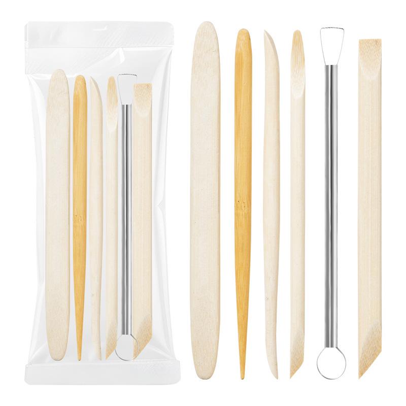 6-Piece Clay Sculpture Knife Set for Fine Carving and Polymer Clay Modeling