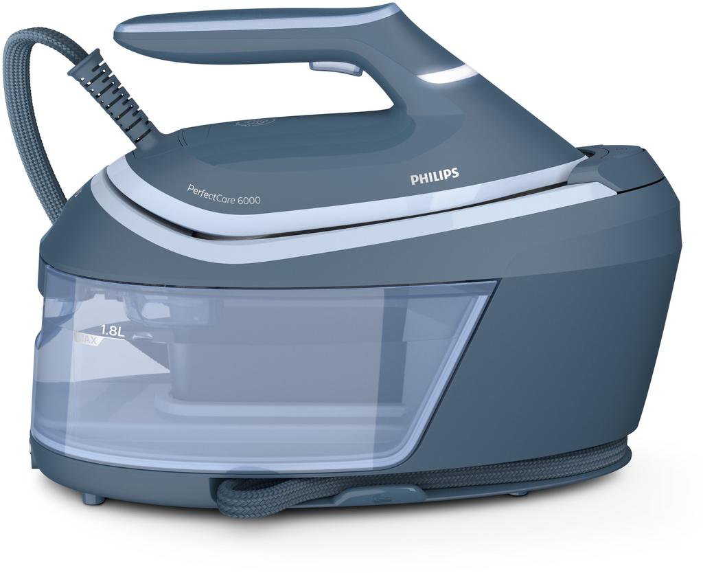 Steam Generator - PHILIPS - PSG6042/20 - PerfectCare Compact Series 6000 - 8 Bars - 1.8L - Blue
