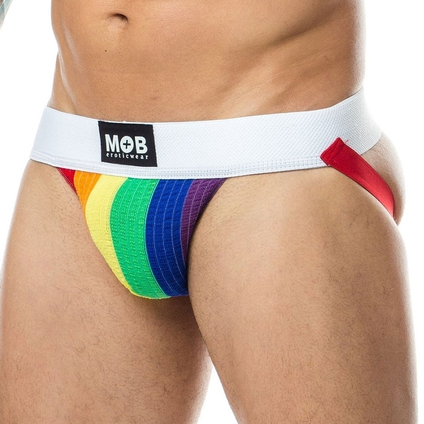 Jockstrap Mob Classic Rainbow - MOB Eroticwear - JockStrap