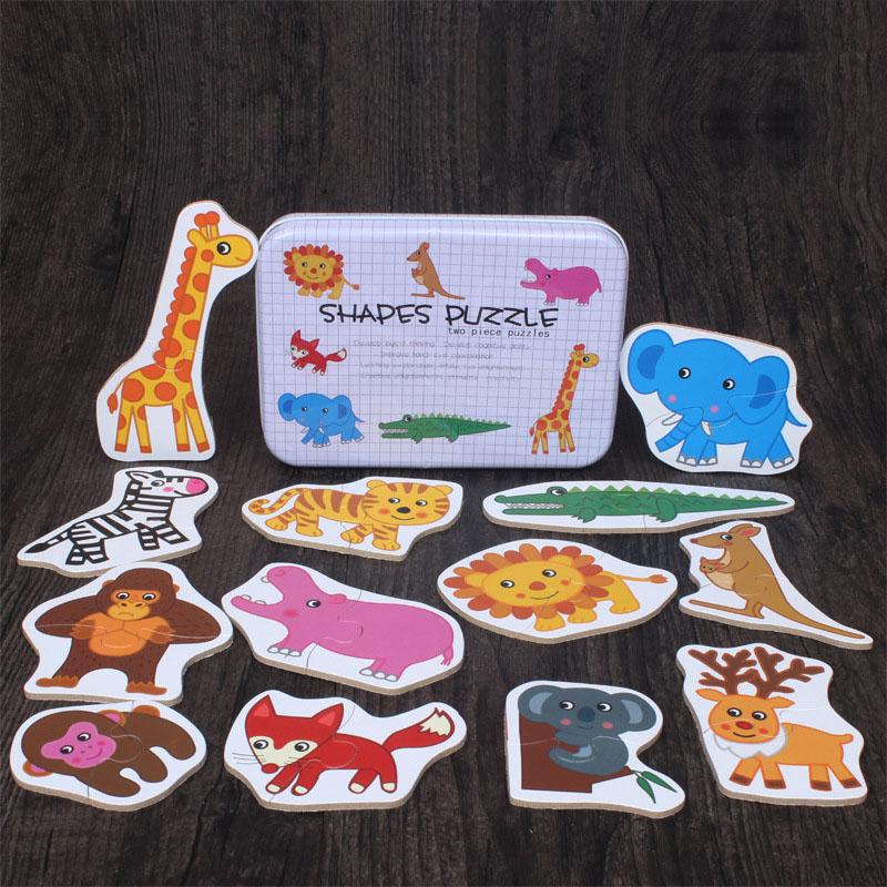 Children'S Early Education Creative Puzzle Building Block Intellectual Development Cognitive Enlightenment Paired Toys