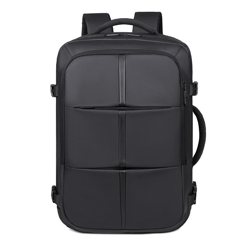 

Men s Large Leather Business Backpack - Double Shoulder, Commuter & Souvenir Printing