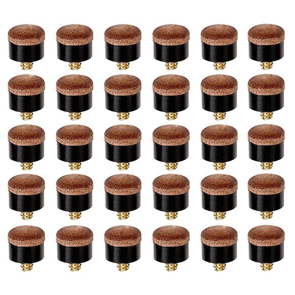 Big Head Billiard Replacement Snooker Billard Soft Kit Screw On Cue Tips Billard Cue Pool Tips