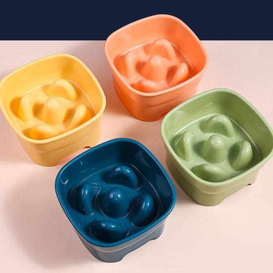 Haustier Schüssel Anti-Ersticken Katze Lebensmittel Schüssel Stabile Basis Große Kapazität Hund Langsam