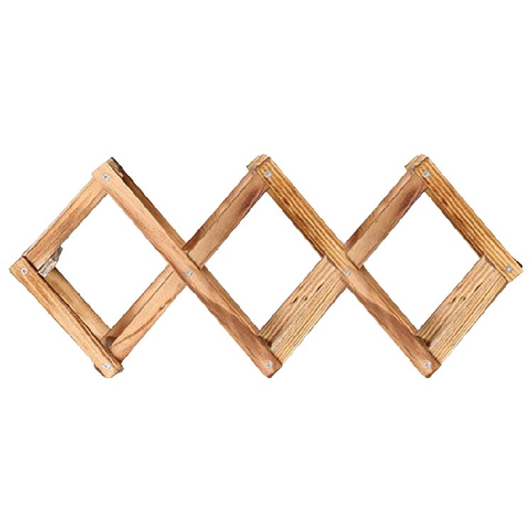 Creative Folding Wooden Wine Rack Ornament Multi-bottle Ornaments for Kitche