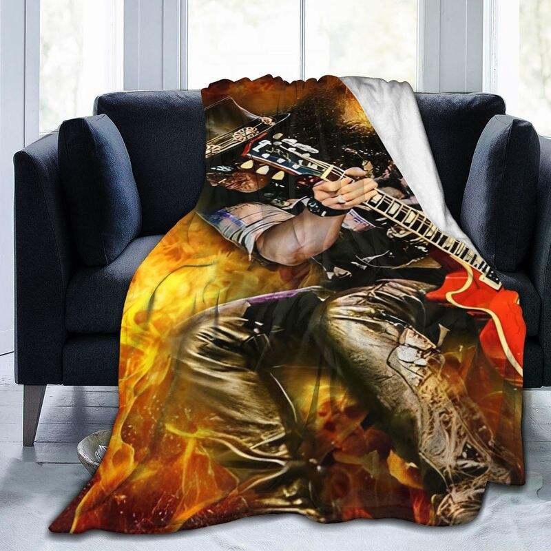 Nová 3D tištěná deka AC/DC Rock Band, měkká flanelová přikrývka, teplá sherpa deka pro všechna roční období, na postele, pohovku, do kanceláře